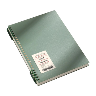 B5不硌手活页本可拆卸线圈笔记本本子a4初中生专用记事纸a5高中生专用可拆环扣网格本大学生考研定制日记本子