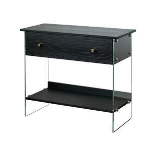 闻森家居意式极简梳妆桌台创意设计实木床边现代轻奢高级感化妆镜