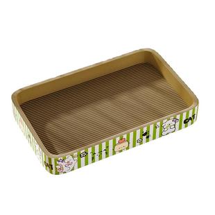 可替换内芯超大方形猫抓板猫窝一体耐磨不掉屑猫玩具猫抓盆磨爪子