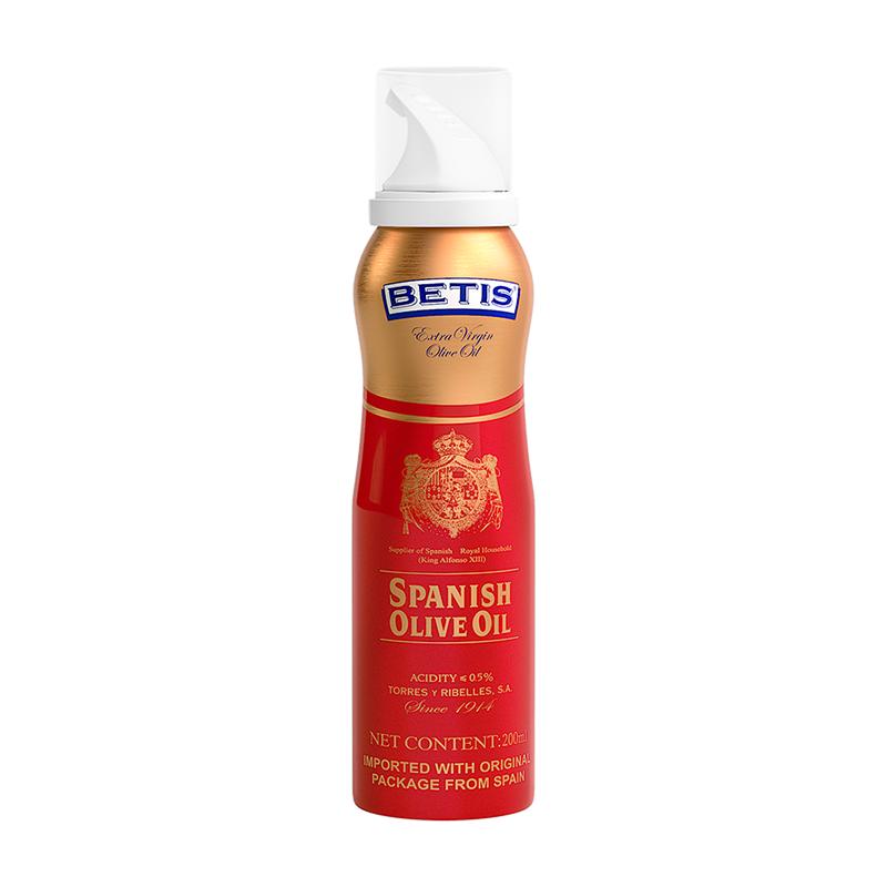 貝蒂斯特級(jí)初榨橄欖油噴霧裝200ml*2罐西班牙原裝進(jìn)口健身控油