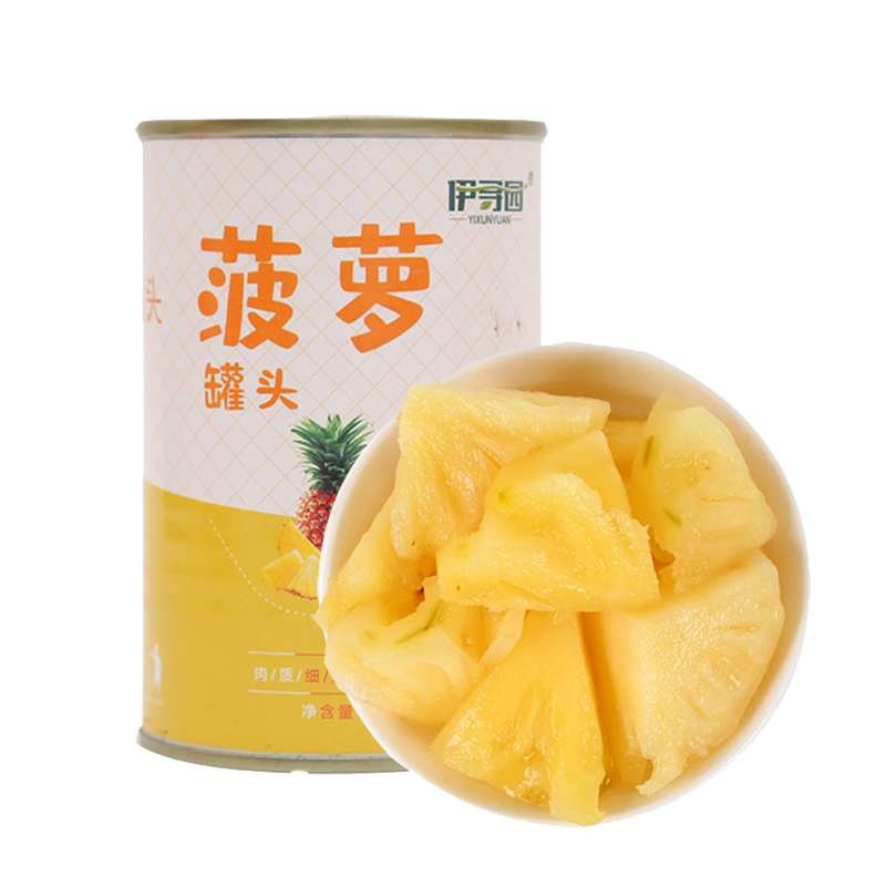 新鮮水果糖水鳳梨菠蘿罐頭整箱批發(fā)商用鮮果撈烘培專用正品旗艦店