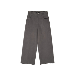 版型好正！高腰九分直筒休闲裤女2026新款春季小个子宽松垂感裤子