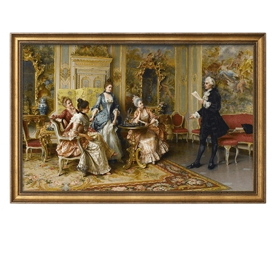 欧式风古典宫廷人物客厅装饰画