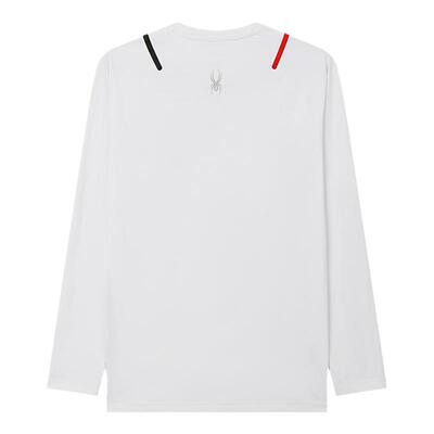 蜘蛛秋冬男子休闲针织长袖U领T恤