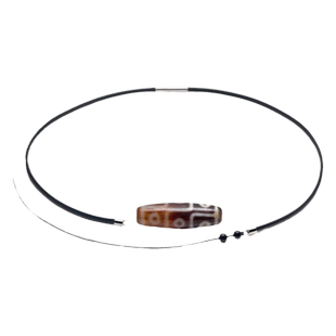 天珠挂绳横穿配绳蜡皮绳吊坠可穿珠项坠挂件绳男女锁骨南红项链绳