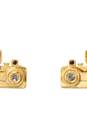 katespadeks相机耳钉可爱轻奢