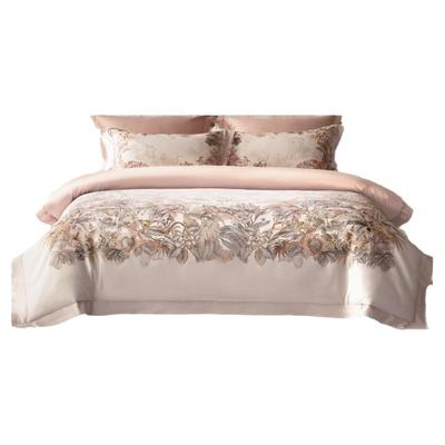 水星100支长绒棉印花四件套