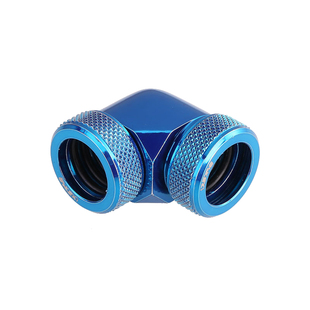 Bykski B-HTJ-DB90-V2 精品钻石纹90度双头快拧G1/4螺纹4层密封圈