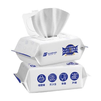 SnowDream厨房湿巾加厚去油污