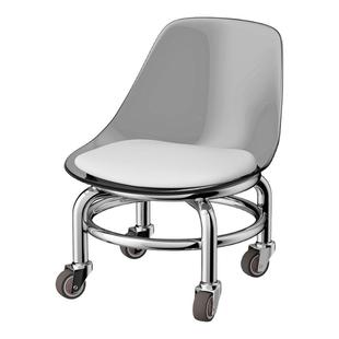 万向轮小凳子家用滑轮移动凳子儿童客厅矮凳带轮移动凳子静音旋转