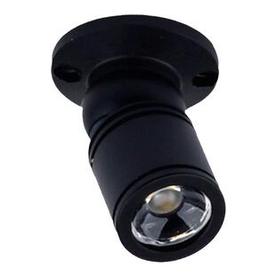 DC12VLED免驱动明装迷你小射灯1W3W展柜台模型电频设备车床聚光灯