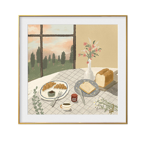 餐厅ins是防水易打理装饰画