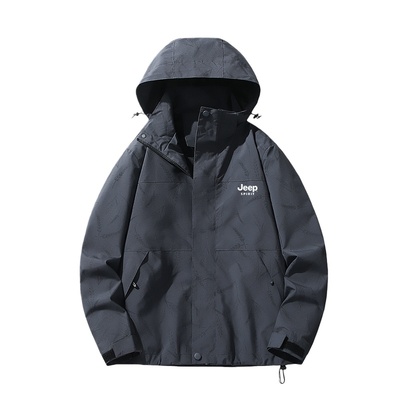 吉普三合一冲锋衣男冬季加绒加厚