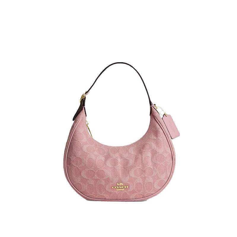 COACH/蔻驰官方 奥莱款Emily女士单肩斜挎手提包半月包CEN04
