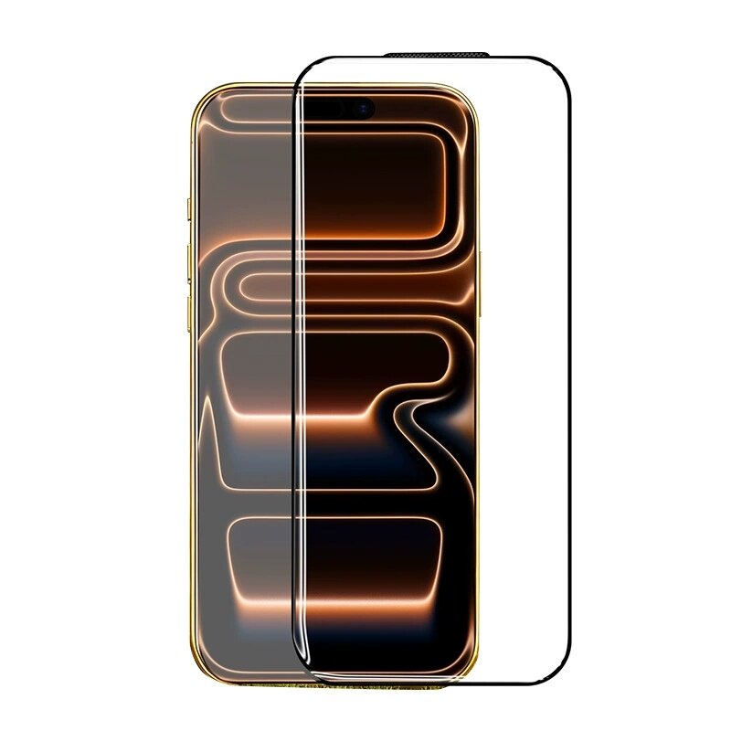 【康宁无白边钢化膜】适用于苹果17Pro全屏钻石防爆iPhone16ProMax/15Pro大弧边钢化膜