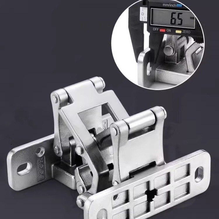 石材门隐形石门重型暗门隐藏180度消防栓箱管井铰链二维可调合页