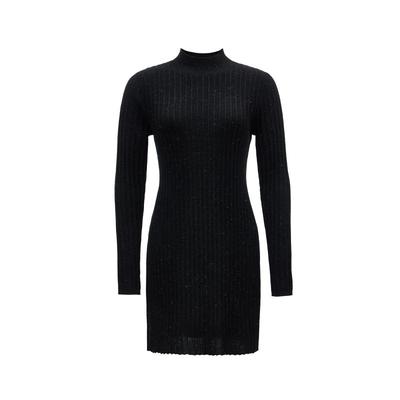 t区绫致Couture Made针织套装2024秋冬亮丝竖坑条针织上衣微喇裤