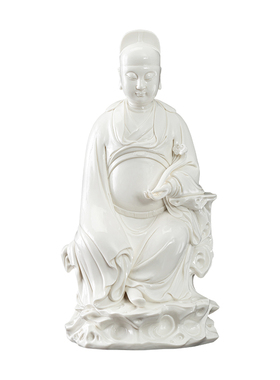 陶瓷文昌帝君佛像摆件