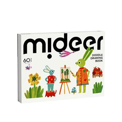 mideer弥鹿画画本儿童幼儿园专用小学生一年级涂色书美术生加厚a4空白素描涂鸦绘画3岁宝宝图画本