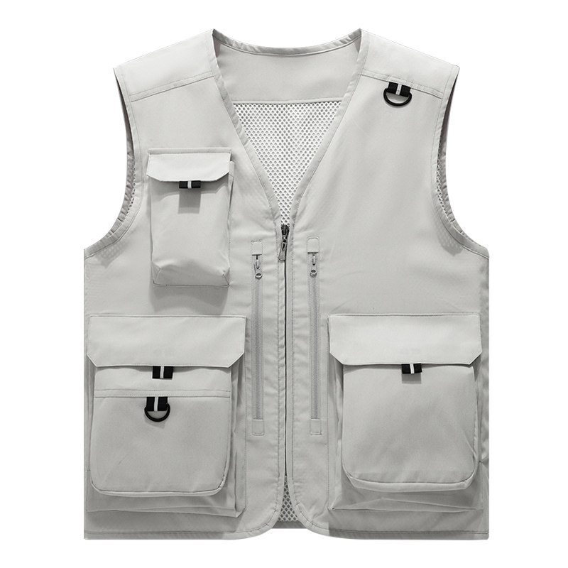 [多口袋]马甲工作服定制LOGO