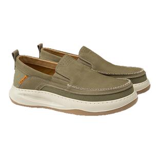 奥康 男鞋春季新款套脚透气商务正装鞋男真皮一脚蹬舒适休闲皮鞋