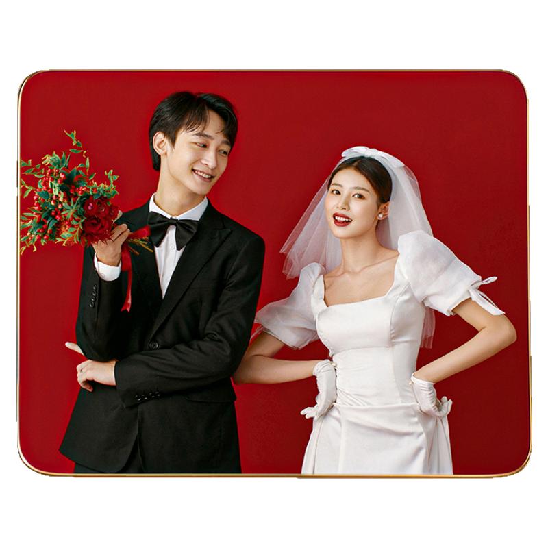 相框摆台定制婚纱照做成相框挂墙打印洗照片结婚照相片相框纪念品