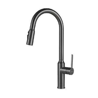 潜水艇可抽拉厨房菜盆龙头上装式