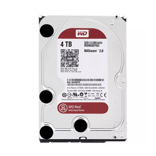 WD西部数据3.5寸WD40EFRX红盘4T台式机电脑硬盘NAS存储监控机SATA