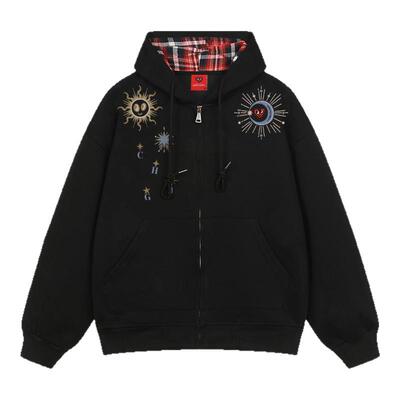 查尔斯桃心美式卫衣外套男女同款