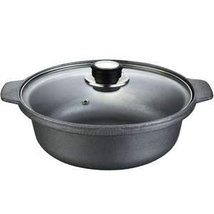 鸡公煲专用不粘锅铸铁锅炖锅烧鸡公铁煲电磁炉煮锅商用煲仔饭砂锅