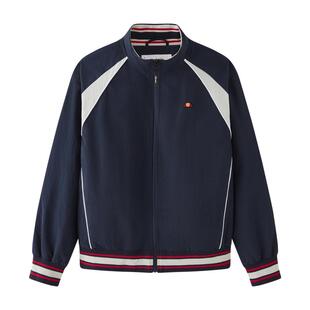 ellesse小贝壳25冬新品网球运动冲锋式夹克长袖防泼水外套上衣男