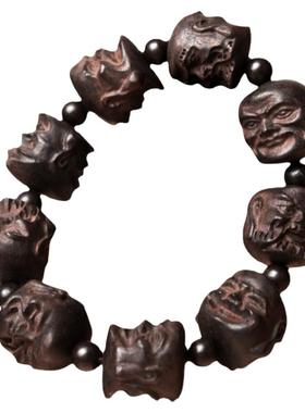 越南芽庄水沉香手串弥勒佛礼品