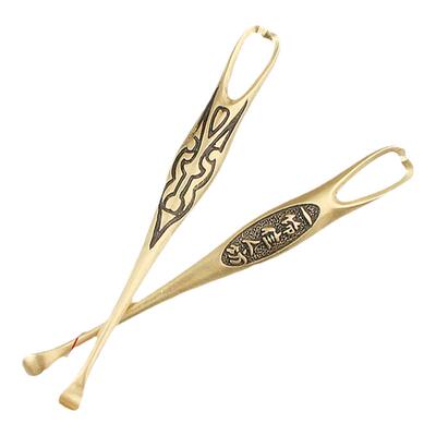 古匠铜楼耳勺纯黄铜原创