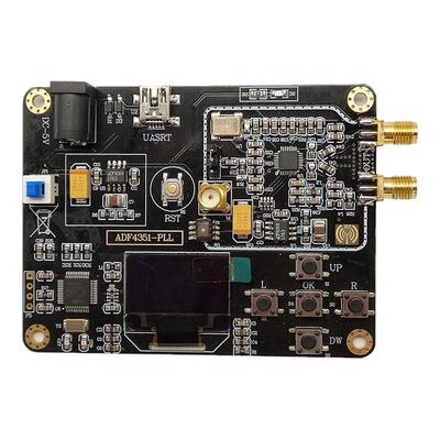 ADF4351板载STM32单片机锁相环模块 35M-4.4G射频信号源 扫频仪
