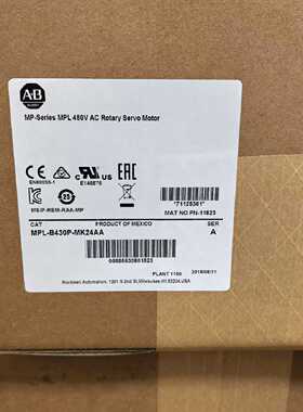 议价AB MPL-B430P-MK24AA MP系列MPL 480V交流伺服电机