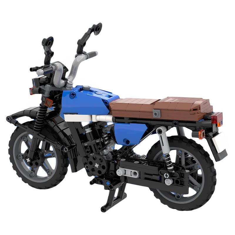 高砖零件MOC-134654摩托车积木