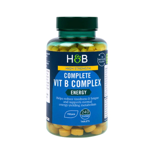 27年6月英国HB荷柏瑞维生素B族片含VB12B6B1复合防脱发240粒