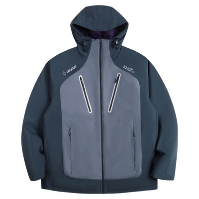 ATRY双面穿户外冲锋衣羽绒服男冬