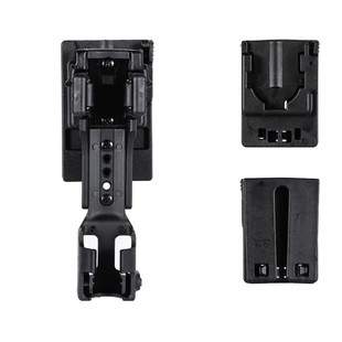 阻击者战术快拔套新标机械高强度阻燃旋转双保险锁防抢侧开棍套