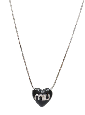 ZOXI夸张大爱心项链不褪色女款