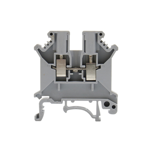 UK2.5B接线端子UK3N/5N/6N/10N/16N导轨式端子排电流保险端子阻燃