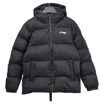 李宁正品男女子防风保暖连帽棉服