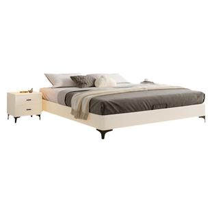 纯实木无床头床小户型可定制单双人矮床榻榻米1.5m卧室排骨架床架