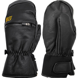 雪视界BNSF滑雪手套真皮CLASSIC男女耐磨防水透气保暖内分指