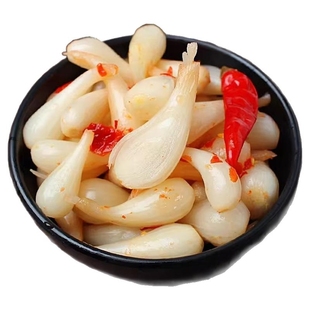 酸辣开胃荞头下饭菜江西特产当季蔬菜腌制教头藠头甜酸罐头拌饭菜