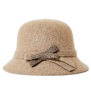 羊毛呢帽女冬保暖厚实显脸小秋冬季时尚百搭洋气新款流行妈妈帽子