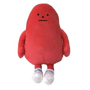 韩国ins同款网红可爱红色公仔睡眠安抚公仔拍照摆拍道具毛绒玩偶