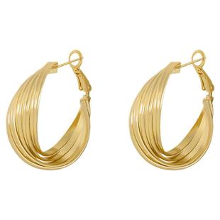 复古金色圈圈耳环女2025新款爆款高级感轻奢耳钉巨好看的耳圈耳饰