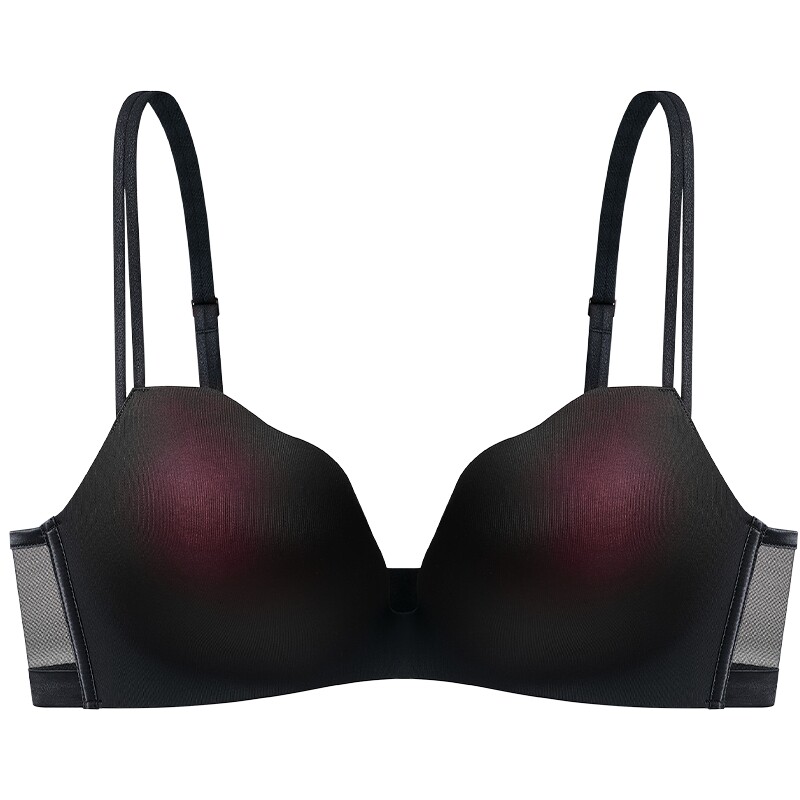 MYBODY商场同款新款文胸无痕光面性感知性花瓣杯小胸显大聚拢内衣