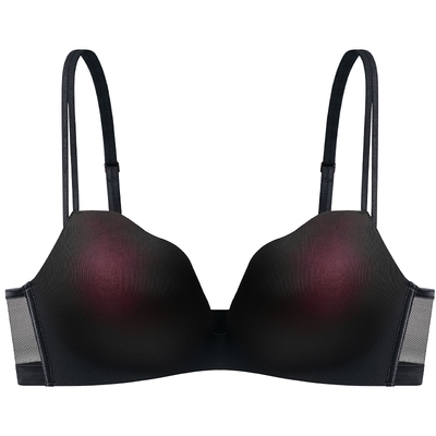 MYBODY商场同款新款文胸无痕光面性感知性花瓣杯小胸显大聚拢内衣